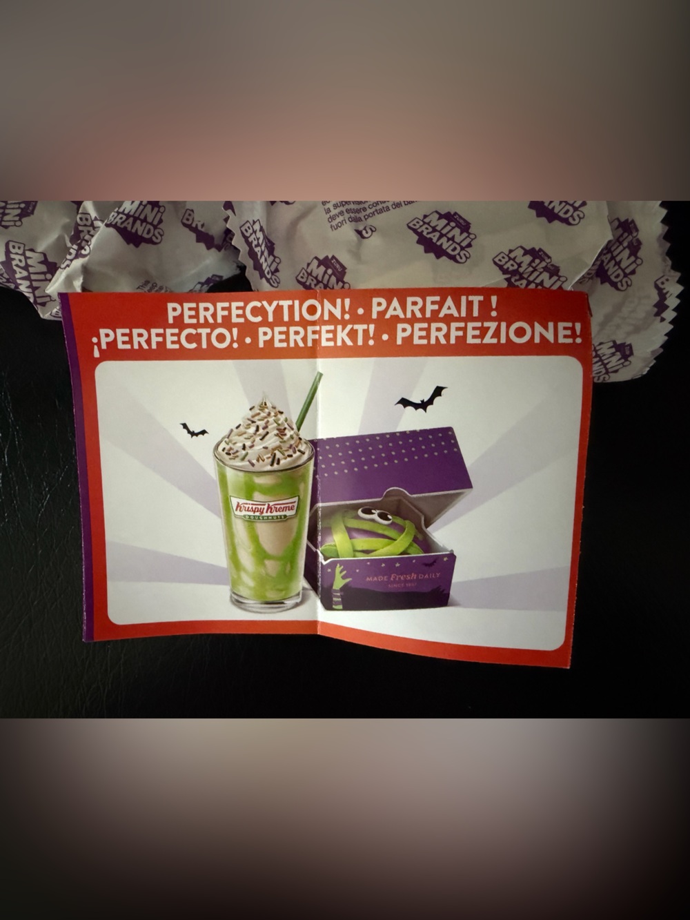 Mini Brands Krispy Kreme spooky Halloween create 01 mummy donut chiller Zuru